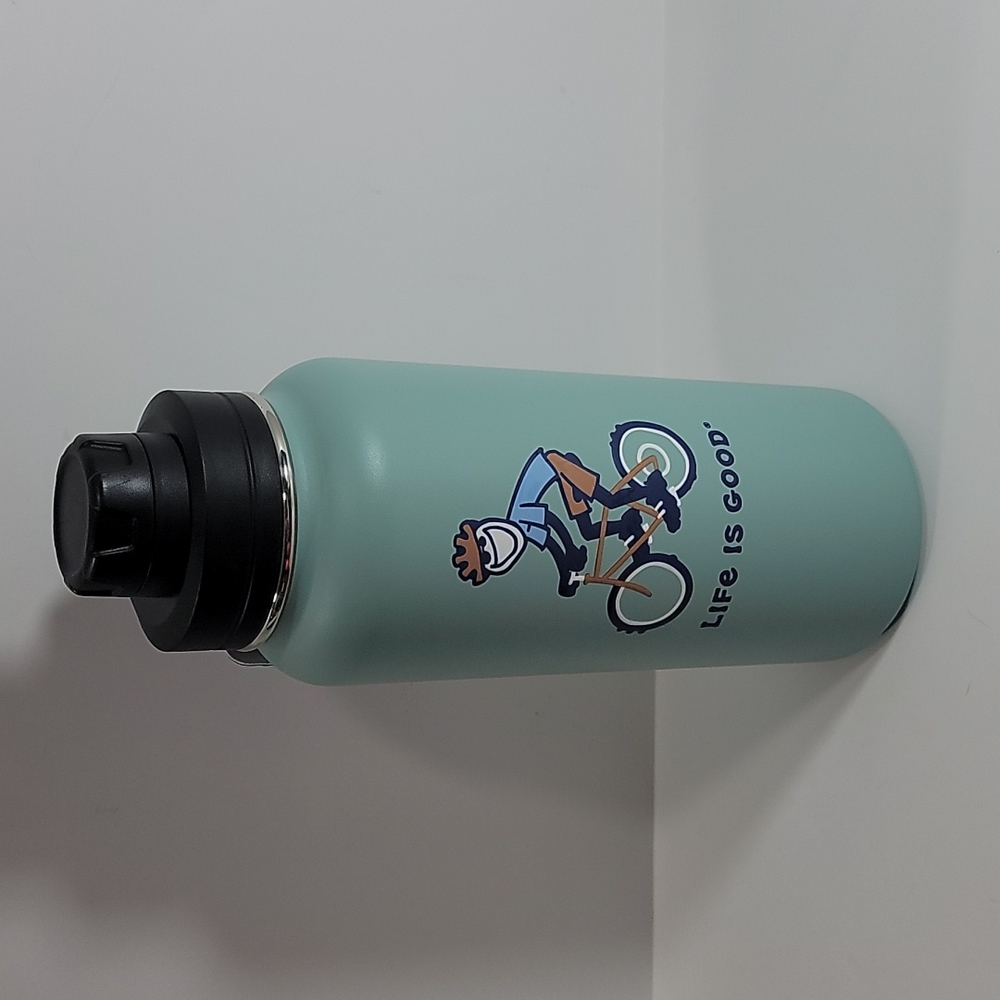 Life is Good Stainless Steel 32oz Water Bottle